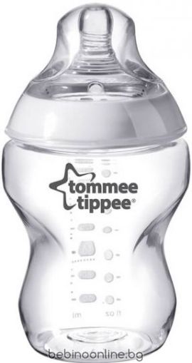 TOMMEE TIPPEE EASI-VENT РР Шише 260 мл с биберон 0+ мес  0019