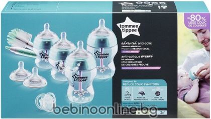 TOMMEE TIPPEE К-кт ANTI-COLIC Шишета + четка за новородено  0036