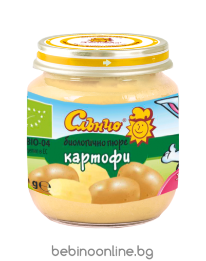 СЛЪНЧО зеленчуково пюре  Картоф 130г