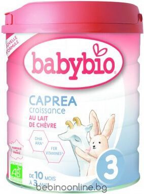 BABYBIO CAPREA 3 БИО Козе мляко за малки деца 10- 36 м. 800г