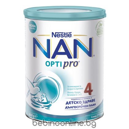 NESTLE NAN OPTIPRO 4 ПРЕХОДНО МЛЯКО 24m.+ 800Г