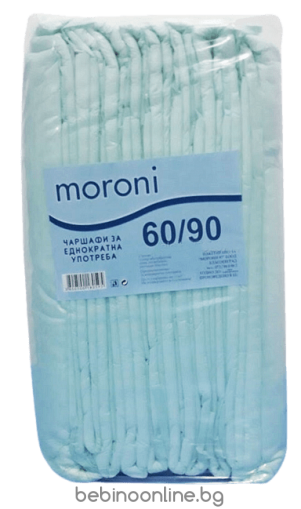 Moroni Еднократни чаршафи 60х90 см 10 бр.