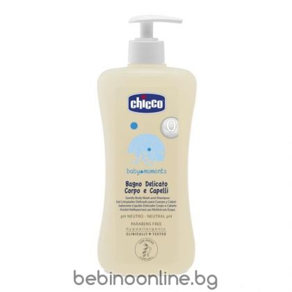 CHICCO Baby Moments Corpo e Capelli Шампоан за коса и тяло 500 мл C0230