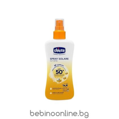 CHICCO слънцезащитен спрей SPF50+ 12М+ 150 мл