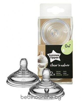  Tommee Tippee Биберони Easi Vent Slow 1 капка 0м+  0004