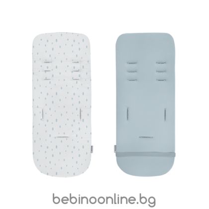 KIKKA BOO Мемори подложка за количка Dots Blue  31106010107