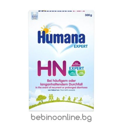 HUMANA HN Лечебна формула при диария с банан 0+ мес. 300 г