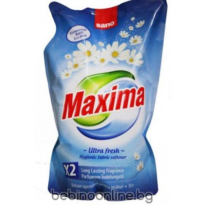 SANO  Maxima Омекотител 1л т.син