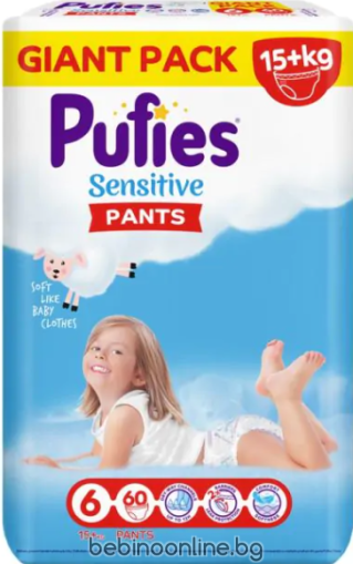 PUFIES SENSITIVE   ГАЩИ  6 Extra large (15+)60 бр