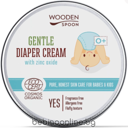 WOODEN SPOON Био Бебешки крем за зоната на пелената 0.100ml