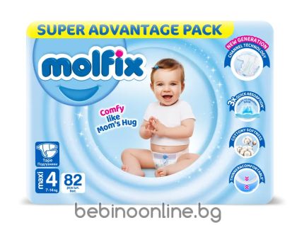 MOLFIX  JUMBO PACK размер 4 (7-14 кг) 82 бр.