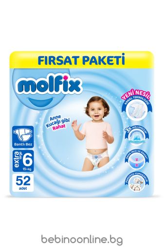 MOLFIX  JUMBO PACK размер 6( 15+кг)  52бр.