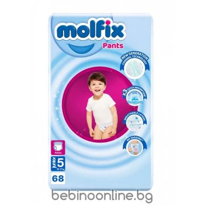 MOLFIX  JUMBO PACK ГАЩИЧКИ размер 5 (12-17кг.) 68бр.