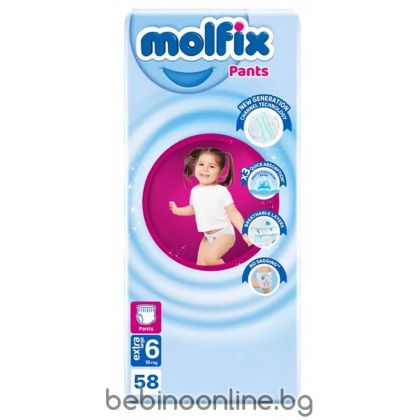 MOLFIX  JUMBO PACK ГАЩИЧКИ размер 6(15+кг.) 58 бр.