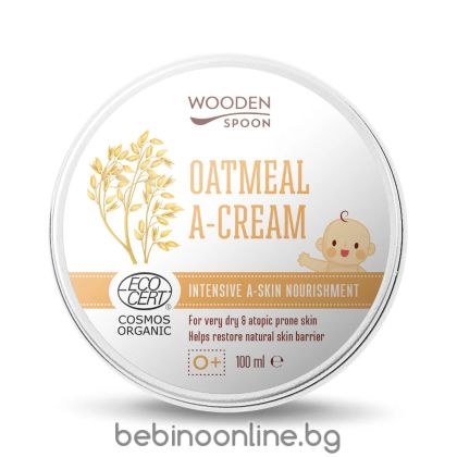 WOODEN SPOON Био крем с овес за атопична кожа/15мл и 100мл/