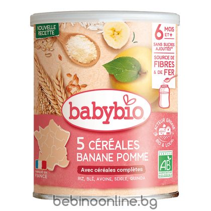 BABYBIO БИО Инстантна каша Киноа и Плодове 6+ мес. 220 г