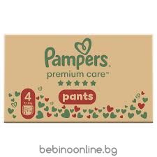 PAMPERS PREMIUM CARE  ГАЩИЧКИ   Размер 4 (9-15) 114бр. КАШОН