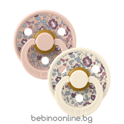 BIBS Liberty COLOUR Eloise Blush Mix, 2 бр. Биберони 6-18 месеца/12011102/