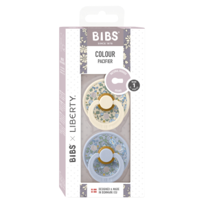  BIBS Liberty COLOUR Eloise - Dusty Blue Mix, 2 бр. Биберони 6-18 месеца/12011101/