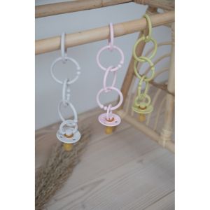 BIBS Биберон , Colour Glow, Vanilla, 0-6 месеца/100257C/