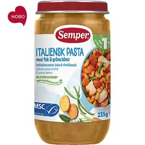 SEMPER ЯСТИЕ Италианска паста с риба 12+ мес.235г код 9766