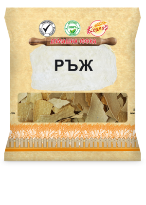 КРАМАС Домашна юфка от РЪЖ  - 200g