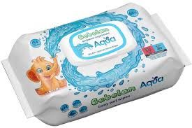 BEBELAN   Aqua Бебешки мокри кърпи с 99.6 % вода  64бр.