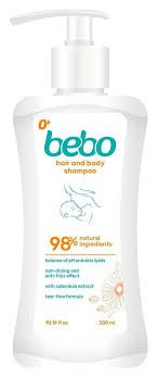 БЕБО Шампоан за коса и тяло 300 мл
