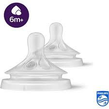 Philips AVENT Биберон Natural Response - за гъсти храни (6м+), 2 бр.