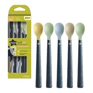 Комплект лъжици с мек връх Tommee Tippee, 5 броя  0210