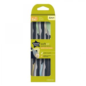 Комплект лъжици с мек връх Tommee Tippee, 5 броя  0210