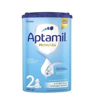 APTAMIL Pronutra 2 Преходно мляко 6-12 мес. 800 г