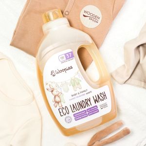 WOODEN SPOON  Еко течен перилен препарат с аромат на сладка лавандула 1.5l/37 пранета