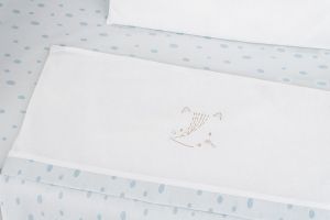 KIKKA BOO Бебешки спален комплект за мини-кошара 5ч Little Fox код 41101050057