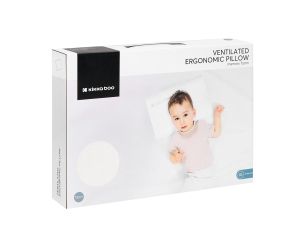 KIKKA BOO Мемори ергономична вентилирана възглавница Airknit White код 31106010131