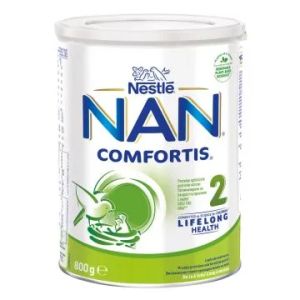 NESTLE  NAN Comfortis 2 Обогатено преходно мляко на прах 6+ месеца х800 г