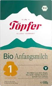 Topfer Lactana Bio 1 Адаптирано мляко  за кърмачета от 0+ месеца 600 г