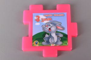 ВЕГА ТОЙС бебешка играчка  Конструктор-кубчета с картинки и думички на български език  код 9783