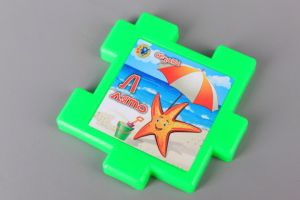 ВЕГА ТОЙС бебешка играчка  Конструктор-кубчета с картинки и думички на български език  код 9783