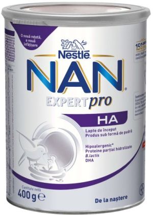 NESTLE NAN  EXPERT PRO Н.А. Хипоалергенно мляко от раждането 400 г.