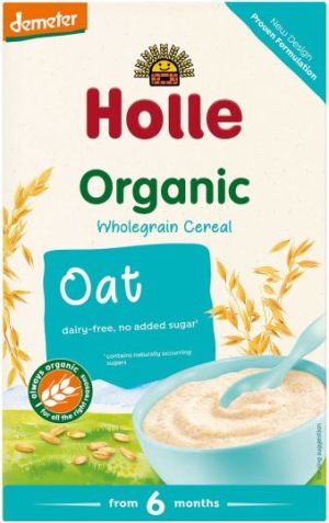 HOLLE BIO инстантна безмлечна  каша ОВЕС 0.250г. 1292