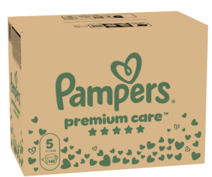 Pampers Premium Care –Еднократни  пелени, Размер   5 ( 11-16 кг) 148 бр. /КАШОН