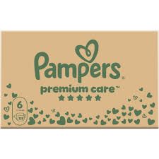 Pampers Premium Care – Еднократни пелени, Размер 6 (13–18 кг), 128 бр./кашон