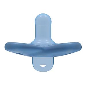 Philips Avent Soothie  – к-кт 2 бр. ортодонтски силиконови залъгалки за новородени (0+ м), сини, в кутия за стерилизиране 0670.001