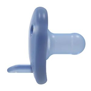 Philips Avent Soothie  – к-кт 2 бр. ортодонтски силиконови залъгалки за новородени (0+ м), сини, в кутия за стерилизиране 0670.001