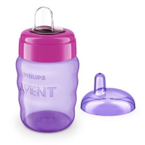 Philips AVENT Чаша за лесен преход без дръжки 9м+, 260 мл, розова 0489.002