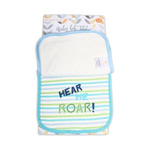 CANGARO Лигавник Tibby с велкро ГОЛЯМ, Tibby, 3 броя, сини,106855