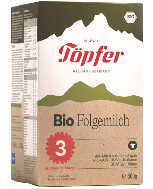 Topfer Lactana Bio 3 Адаптирано мляко 10+ месеца 600 г