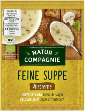  NATUR COMPAGNIE  Био инстантна  крем супа гъби и сметана 39гр. 220833