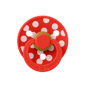 BIBS   Биберони BIBS COLOUR Polka Blossom/Candy Apple, 6-18 месеца 12034103